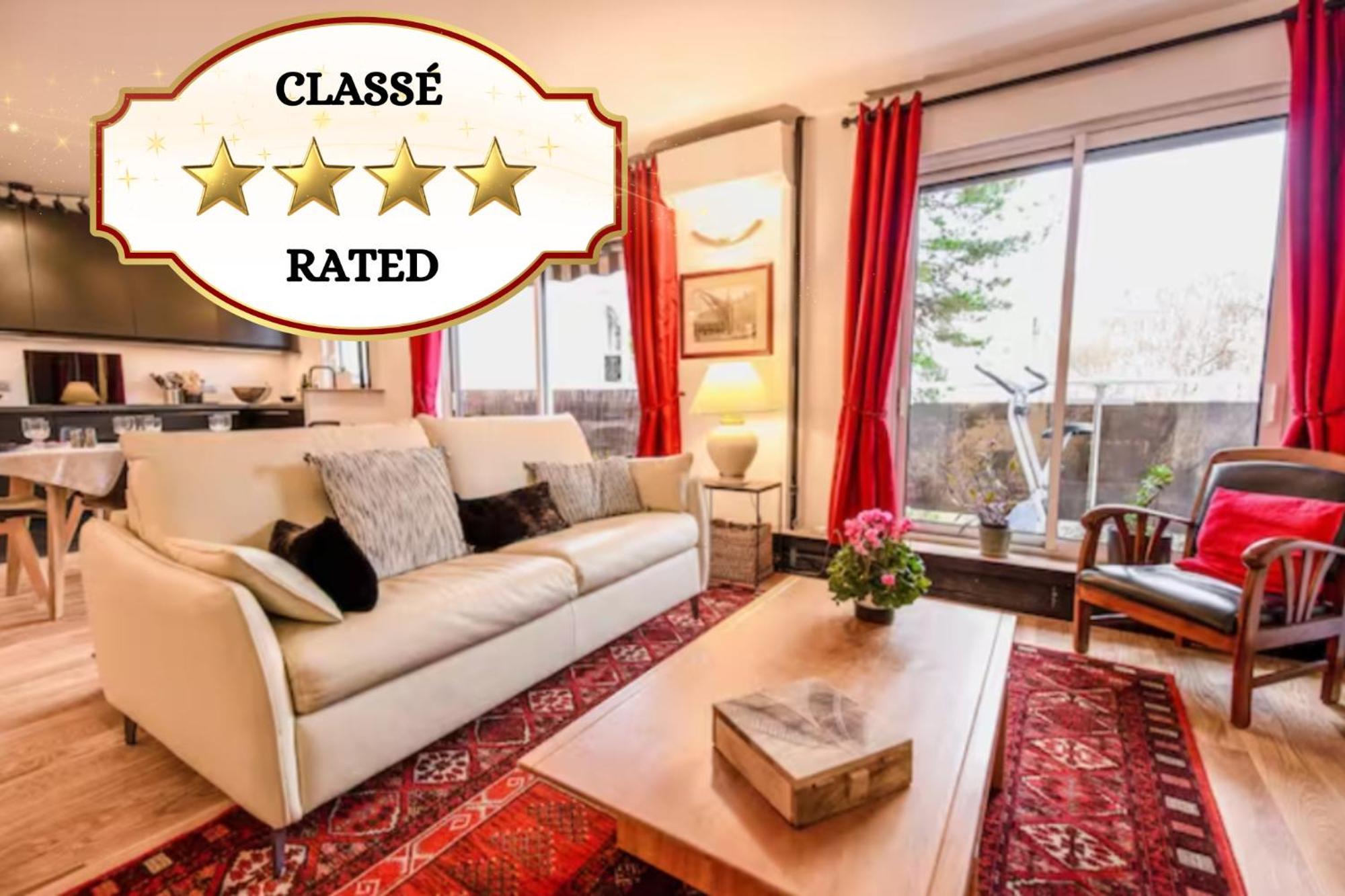 Appartamento Paris-daumesnil - Grand 2 Pieces 4 Etoiles De Charme Sur Jardin - 61m2, Pour 4p - Large 4 Star Charming 1 Bedroom For 4 With Ac *