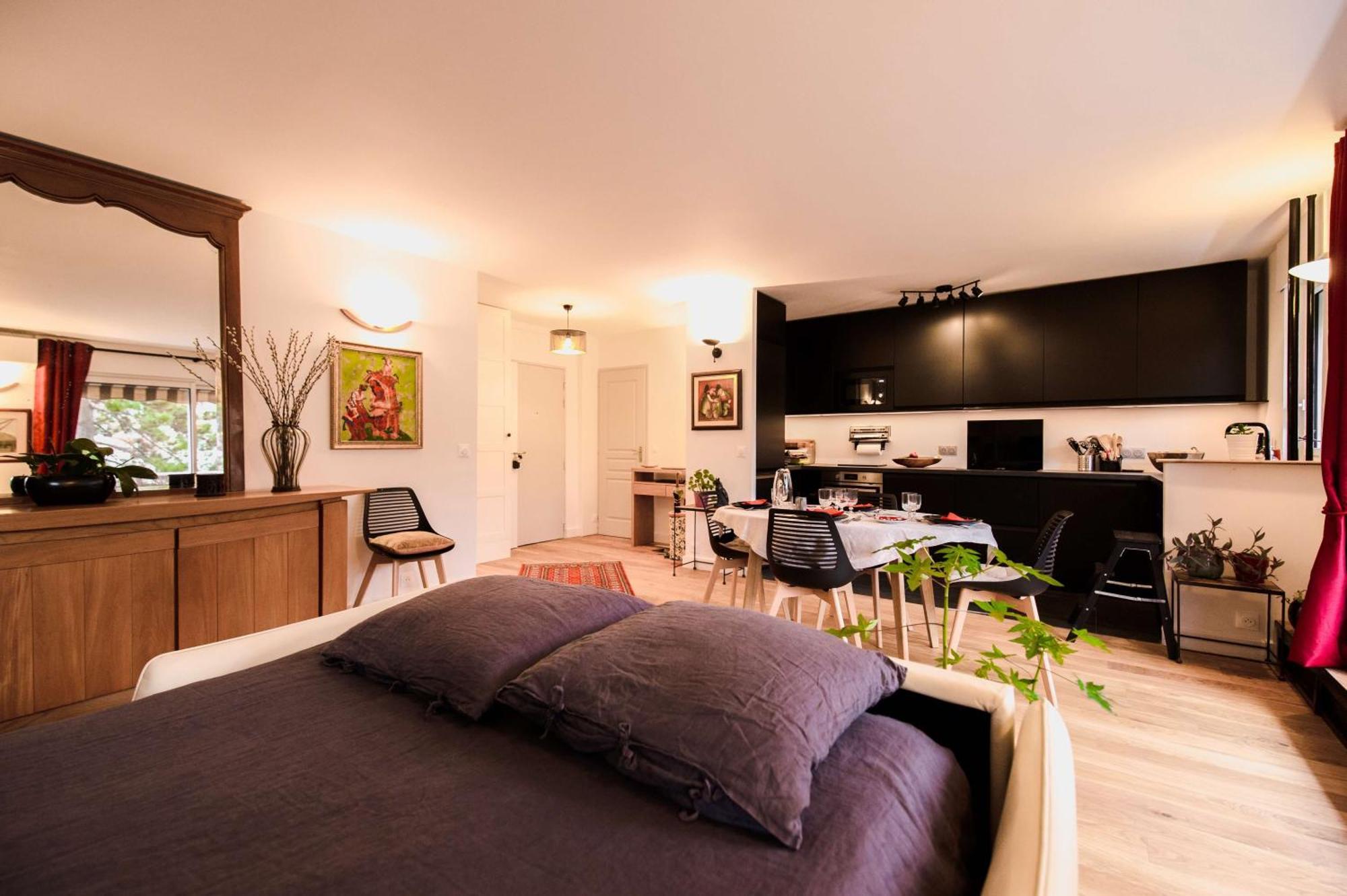 Appartamento Paris-daumesnil - Grand 2 Pieces 4 Etoiles De Charme Sur Jardin - 61m2, Pour 4p - Large 4 Star Charming 1 Bedroom For 4 With Ac Parigi